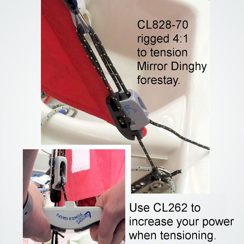 CLAMCLEAT CL262 zweihand POWER GRIP für Tau 3-6mm