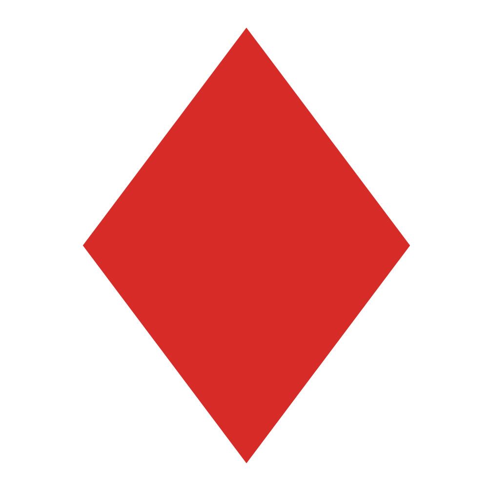 WINDESIGN EX1421 Roter Rhombus für Laser® Segel, 24 cm