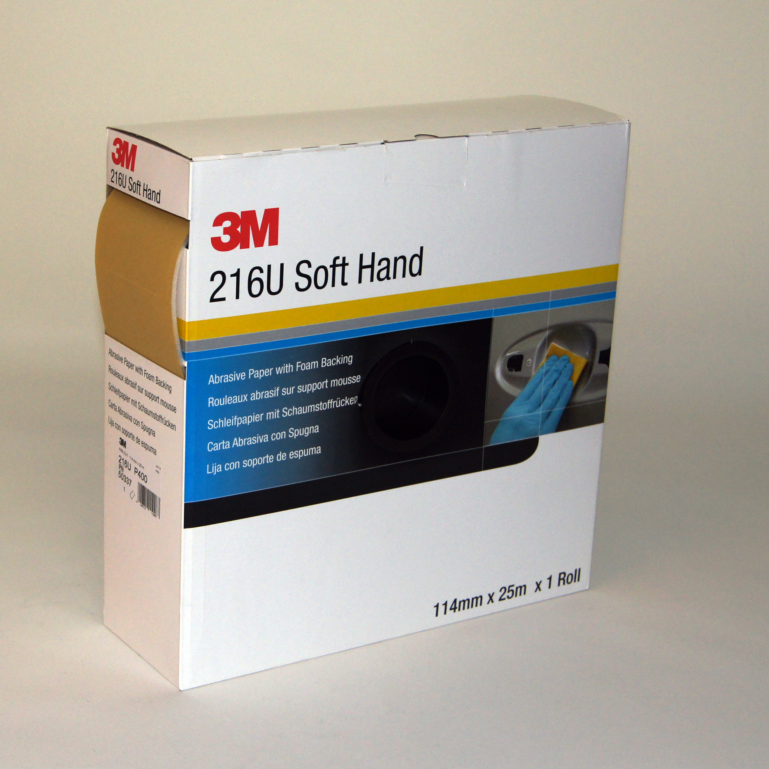 3M 50335 Soft Hand Roll P320 114mm x 25m